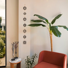Wallity Chakra - APT406MS Escultura de Pared Negra